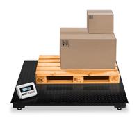 Floor Scale 5000 kg / 2 kg 150 x 150 cm External LCD - Floor Scales by Steinberg Systems Black