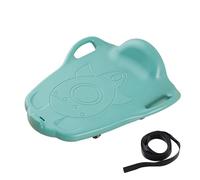 Floor Scooters for Kids 3+, Quickly Spliced Scooter Board for Multiple People to Fun Play, Sitting Scooter with Handle and Mute Universal Casters, Indoor Sit and Spin Toy Sensory Equipment,Green