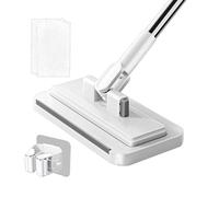 Floor Scrubber - Long Tool with Clip Multifunction and Hands-Free Washing | for Floors | for Kitchen Living Room Bedroom Hallway Entrance Laundry Balcony Classroom Dormitory Home Dust