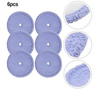 Floor Scrubber Round Mop Pads, Reusable Environmentally Friendly Mother Yarn Mop Replacement Cloths For Home Office Cleaning(6PCS)