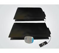 Floor Sensor Pressure MAT Alarm System Mat On Guard IP100D Double EXIT for The Elderly and Dementia Care with Portable Receiver. Wireless