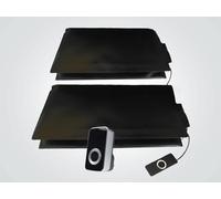 Floor Sensor Pressure MAT Alarm System Mat On Guard IP200D Double EXIT for The Elderly and Dementia Care with Plug-in Receiver. Wireless