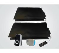 FLOOR SENSOR PRESSURE MAT ALARM SYSTEM Mat On Guard IP300D DOUBLE EXIT for the Elderly and Dementia Care with Portable & Plug-In Receiver. WIRELESS