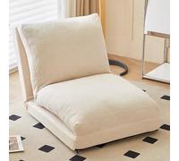 Floor Sofa Bed - Folding Lazy Sofa Chair with Foam Filling, Extra Thick Convertible Sleeper Recliner with 5 Angle Adjustment for Living Room and Bedroom