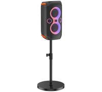 Floor Speaker Stand for JBL PartyBox 100/110/120/130/310/320/330/520 | 24.4-32.3 Inch Height Adjustment, Reinforced Metal Base for JBL Speaker Stand, Holds Up to 57 Lbs, Build-in Cable Management