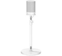 Floor Speaker Stand for Sonos Move and Sonos Move 2 Stand, 1-Pack White | Tool-Free Height Adjustment 33.5"-40.5", Neat Cable Management, Works With Cable & Base Charging, Weighted Anti-Wobble Base