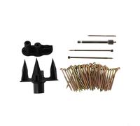 Floor Squeak Solution Kit Compatible with Hardwood Laminate Softwood and Carpet-Over-Wood Surfaces Using Non-Protruding Fastening Method (A)