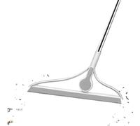 Floor Squeegee Broom - Patio Squeegee Outdoor Porcelain Tiles | Floor Cleaning Broom | Lightweight Non-Stick Multifunctional Silicone Cleaner Tool for Glass Homes Kitchens Bathroom Floors Tile Walls