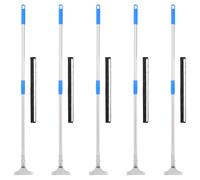 Floor Squeegee Floor Wiper Bathroom Clean Squeegee Mop Steel and Rubber vidaXL