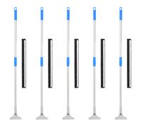 Floor Squeegee Floor Wiper Bathroom Clean Squeegee Mop Steel and Rubber vidaXL