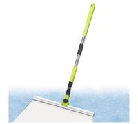 Floor Squeegee for Concrete Floor, with 51 Long Handle Squeegee Broom for Floor, Rubber Broom for Pet Hair for Concrete Floor,Bathroom Tile