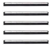 Floor Squeegee Heads Clean Floor Squeegee Wiper Head Steel and Rubber vidaXL