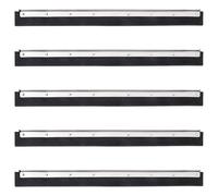 Floor Squeegee Heads Clean Floor Squeegee Wiper Head Steel and Rubber vidaXL