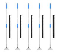 Floor Squeegee Floor Wiper Bathroom Clean Squeegee Mop Steel and Rubber vidaXL