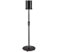 Floor Stand for Sony BRAVIA Theater Rear 8 SA-RS8 | Also Compatible with Sonos One SL | Height Adjustable (25.6”-40.2”) | Heavy Duty 6mm Steel, 33lb Load, Cable Management