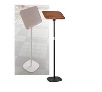 Floor Stand Holder, Reading Podium Panel Size 39x26cm,Angle 180° Adjustable, for Recipes Textbooks Sheet Music(Black,Adjustable 50-130cm)