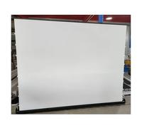 Floor Stand Pull Up Projector Screen with Tab Tension60~120 Inch for Home Cinema Exhibition Outdoor Projection White(60 inch)