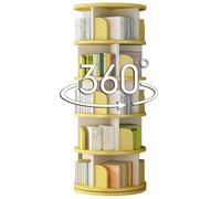 Floor standing 5 tier rotating bookshelf Home Simple(Blue,157 * 46cm)