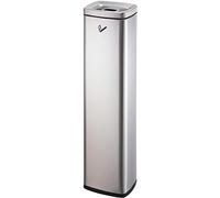 Floor Standing Ash Outdoor Ashtray, Smokeless Windproof for Patio, Cigarette Butt Disposal, Stainless Steel Stand