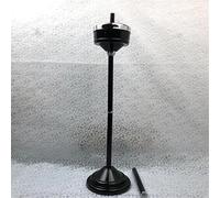 Floor Standing Ash Tray, Adjustable Height, Stainless Steel, Detachable, Easy to Clean, Tall Ashtray for Patio, Home, Office