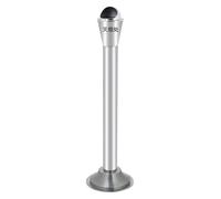 Floor Standing Ash Tray, Floor Standing Ashtray, Cigarettes Ash Butt Disposal, Commercial Metal Ash Tray Container(Silver)