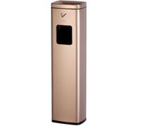 Floor Standing Ash Tray, Floor Standing Ashtray, Commercial Metal Ash Tray Container For Restaurants, Bars, Hotels(Gold 2)