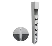 Floor Standing Ash Tray, Floor Standing Ashtray, Stainless Steel Ash Holder For Patio Backyard Outside Indoor(White)