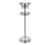 Floor Standing Ashtray Detachable Outdoor Cigarette Butt Receptaclem Double Layer Stainless Steel Cigar Ashtray Cigarette Disposal for Hotel Office Building