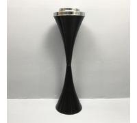 Floor Standing Ashtray, Standing Ashtray Indoor Outdoor, Commercial Cigar Ash Tray Container with Lid, Creative Ashtrays(Matte Black)