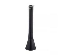 Floor Standing Ashtray w/Detachable Cigar Container,Stainless Steel Cigarette Ash Tray,Outdoor Self-Cleaning Ash Holder w/Weighted Base(Black)