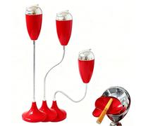 Floor Standing Ashtray with Lid, Adjustable Height for Patio Shopping Center Office and Hotel