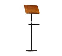 Floor-Standing Bookshelf, 2-in-1 Dual-use Music Stand and Desktop Book, with Page Clips, Adjustable Height, for Books, Laptops, and Sheet(H-102CM)