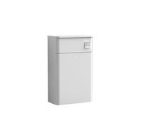 Floor Standing Concealed WC Toilet Unit - 500mm - Gloss White (Concealed Cistern Not Included)