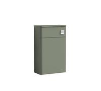 Floor Standing Concealed WC Toilet Unit - 500mm - Satin Green (Concealed Cistern Not Included)