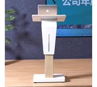 Floor Standing Customer Reception Podiums/Lectern,Heavy duty elevated lectern, teacher conference room training host business presentation report speaking platform(A)