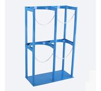 Floor Standing Cylinder Rack Stand, Anti-Tipping Storage Holder for Secure Gas Bottle Organization