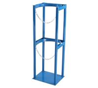 Floor Standing Cylinder Tank Rack Stand, Anti-Tipping Storage Holder for Secure Oxygen Acetylene Bottle Organization