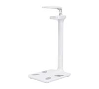 Floor Standing Health Analyzer Home Monitor Height Weight Measuring Scale Ultrasonic Body Fat Digital Medical Doctor Physician Professional and Instrumen with Bmi Measurement Voice Prompt White