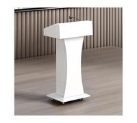 Floor Standing le Stand - Premium Wooden for Professal Speaking, Eonal Lectures, and Public Events - Adjustable Height, Easy to Move