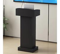 Floor Standing Lectern Podium with Storage, Heavy Duty Multipurpose Pulpit for Churches, Schools, and Restaurants