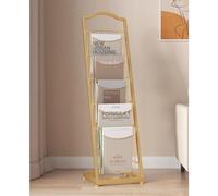 Floor-Standing Magazine Rack, Brochure Display Stand, Literature Stand for Exhibitions, Office, and Any Organization Requiring Information Display