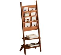 Floor-Standing Magazine Rack Display Stand for Brochures, Newspapers, and Books in Office, Retail, and Home Settings