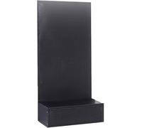 Floor-Standing Metal Perforated Board, Kitchen Storage Tool Shelf with Hooks, Pegboard Accessories Garage Storage for Bedroom Study Office Bathroom,N(Size:60x30x150cm,Color:Black)