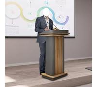 Floor Standing Podium for Professional Speaking and Presentations in Government, Church, and Business Settings