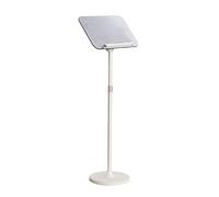 Floor-Standing Reading Stand, Adjustable Retractable Music Rack, Portable Cookbook Holder for Home Office
