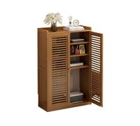 Floor Standing Router Storage Box Media Console Cabinet with High Load Capacity Sturdy Legs for Living Room & Office Dimensions: 59x25x97cm (23.2x9.8x38.2in)