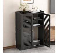 Floor Standing Router Storage Cabinet, Multi-Layer Shelves for WiFi Modem & Cable Management, Stylish Home & Office Organizer, Concealed Router Storage Solution