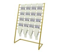 Floor Standing Scarf Display Stand with 10 Tiers for Commercial Clothing Retail Store Organization