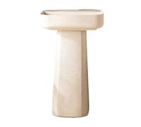 Floor Standing Sink, Ceramic 2-Pieces Beige Column Basin Vanity Vessel Sink Combo, Easy to Install (Color : 007) (001 One Size)