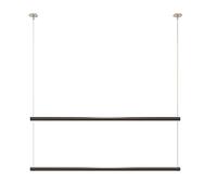 Floor-Standing Solid Wood Rotating Coat Rack,Double Layer Display Rack & Stand With Ceiling Hanger - Commercial Garment Racks For Retail Stores, Elegant Golden Yellow, 80Cm Height, Perfect F,B-150Cm